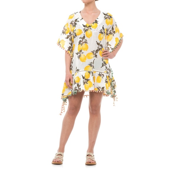 Violet Sky Other - NWT Violet Sky Lemon Cover Up Tunic Dress